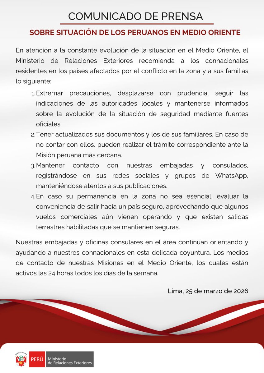 Cancillería Perú🇵🇪 tweet media