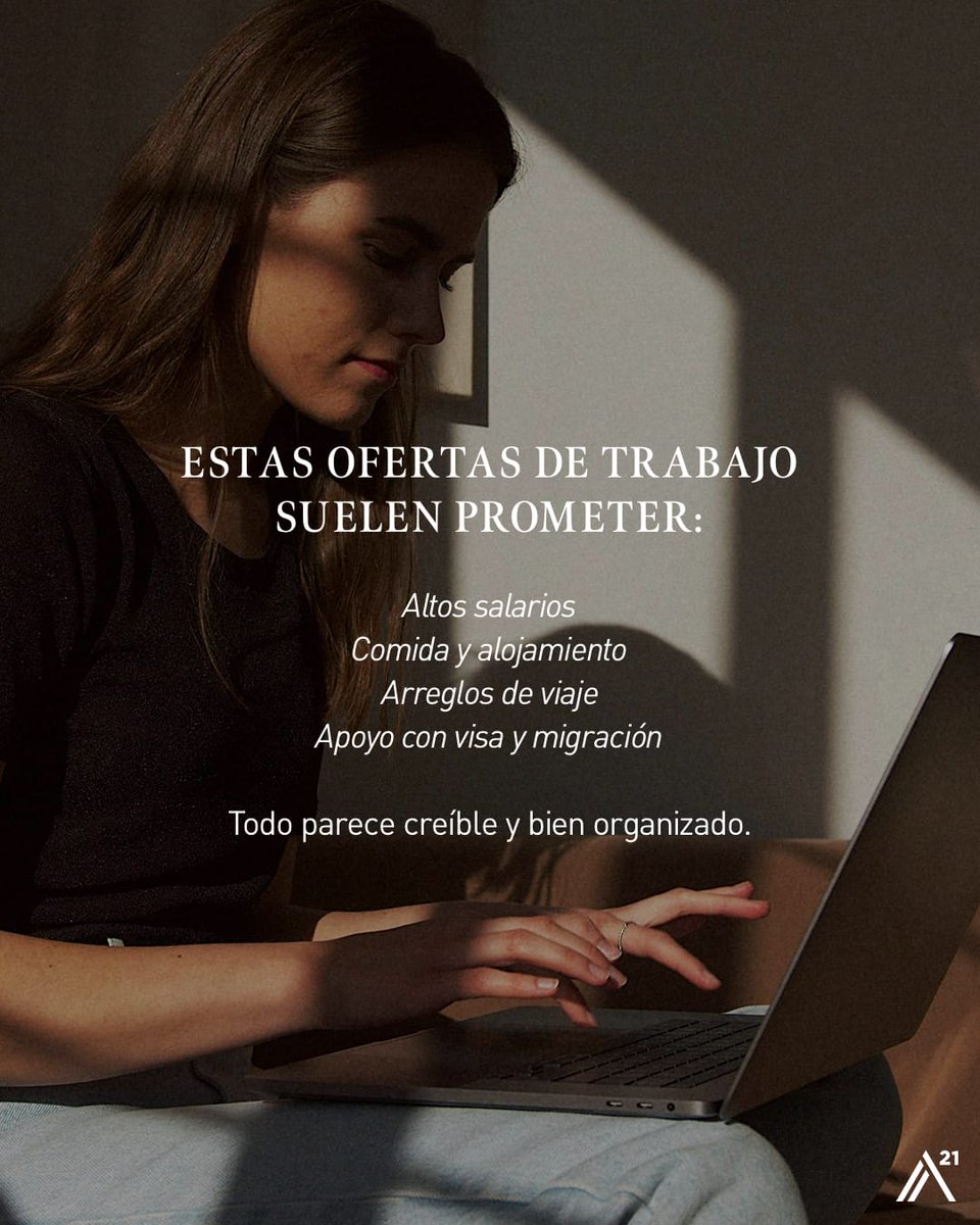 A21LATAM's tweet photo. A través de los sobrevivientes a quienes hemos apoyado, hemos obtenido una comprensión directa de cómo operan las redes de estafas forzadas para reclutar y explotar a personas en todo el mundo.

Visita https://t.co/Fmlv4GmHhY para descargarla hoy. https://t.co/b4kcIRb85E