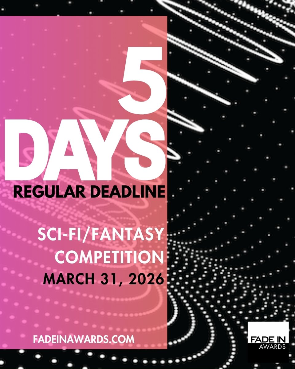 30th Fade In Awards Screenwriting Competition tweet media