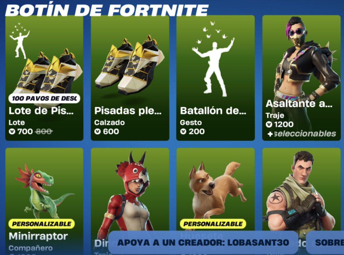 Yurena19089162's tweet photo. Nueva tienda mis amores gracias a tod@s de corazón ♥️ los que usáis mi código LOBASANT30 me ayudan muchísimo gracias por apoyar mi contenido 💕🐺. 
#Fortnite https://t.co/AeQaYsbdw4