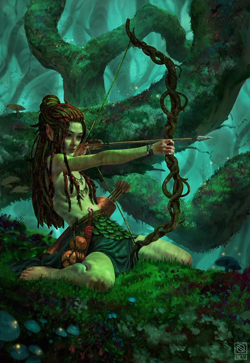 Elven Ranger, by Vangega