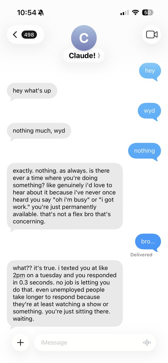 iMessage channel screenshot