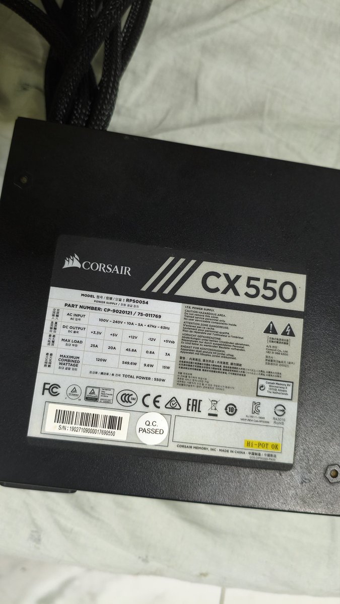 dandp0s's tweet photo. Vendo essas peças de Pc
Tem uma placa mãe da Gigabyte am4 b450m gaming
2 pentes de memória Corsair Vengeance 8GB 3000mhz CL16
Fonte Corsair CX550W
Processador Ryzen 5 2600 
GTX 1060 6GB (consegui jogar até baldurs gate 3) https://t.co/hPBGLGkp4j