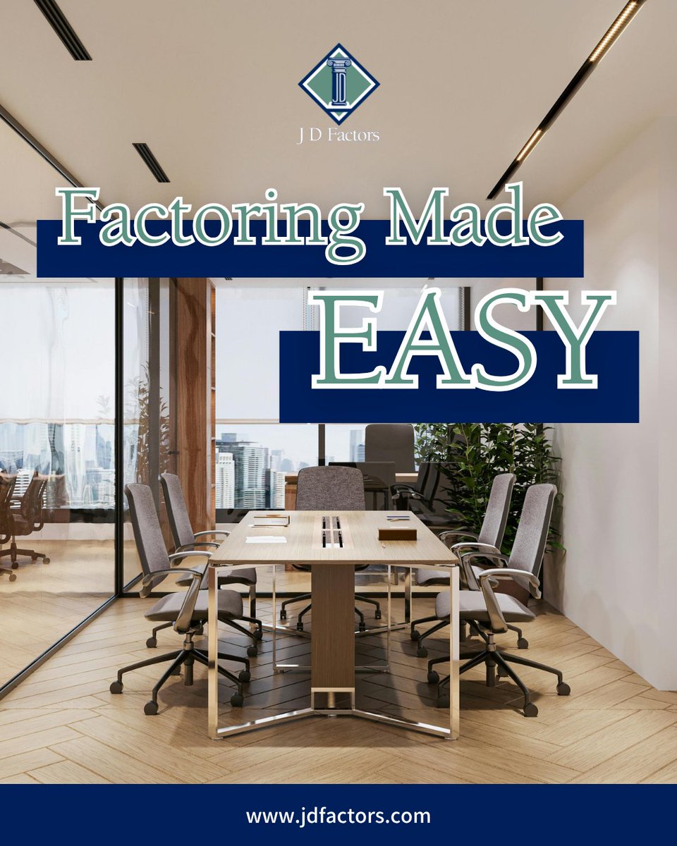 JDFactors's tweet image. Your startup is on its way up! 📈

With J D Factors, factoring for your business is easy! Contact us to factor today! 💸

#BusinessStartup #FactoringServices #Factor