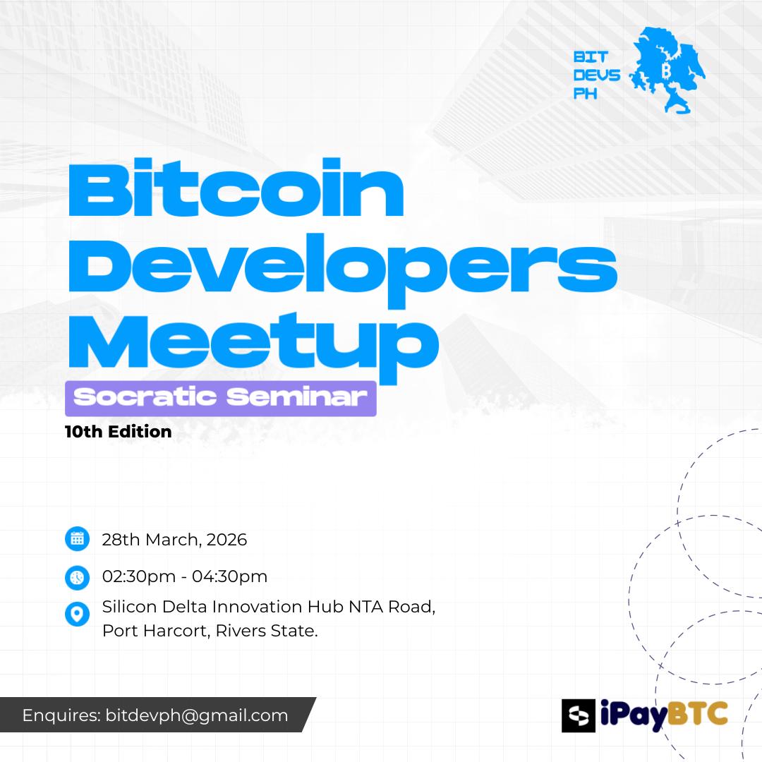bitdevph's tweet photo. Join us this Saturday at Silicon Delta, Port Harcourt for the @bitdevph meetup!

We’ve got exciting activities lined up, if you’re in PH or nearby, don’t miss it.

RSVP: https://t.co/DmEGHJwi3E
Bring a friend — see you there! 😁 https://t.co/9dkc2fGvfM