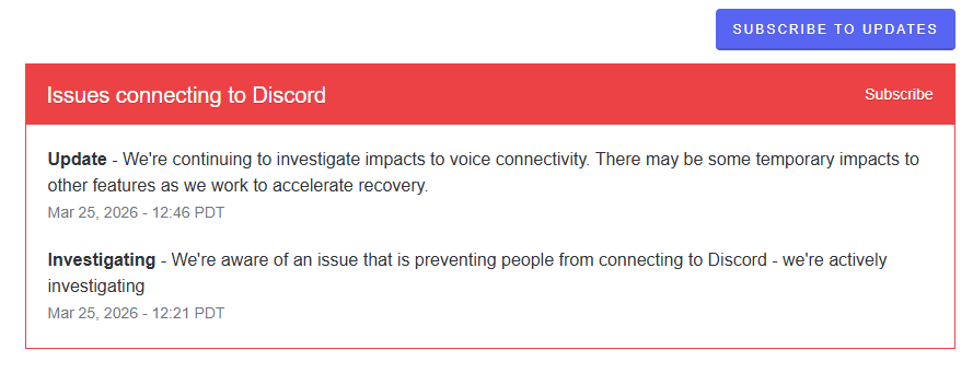 discord VC is down 🥀
source : discordstatus.com