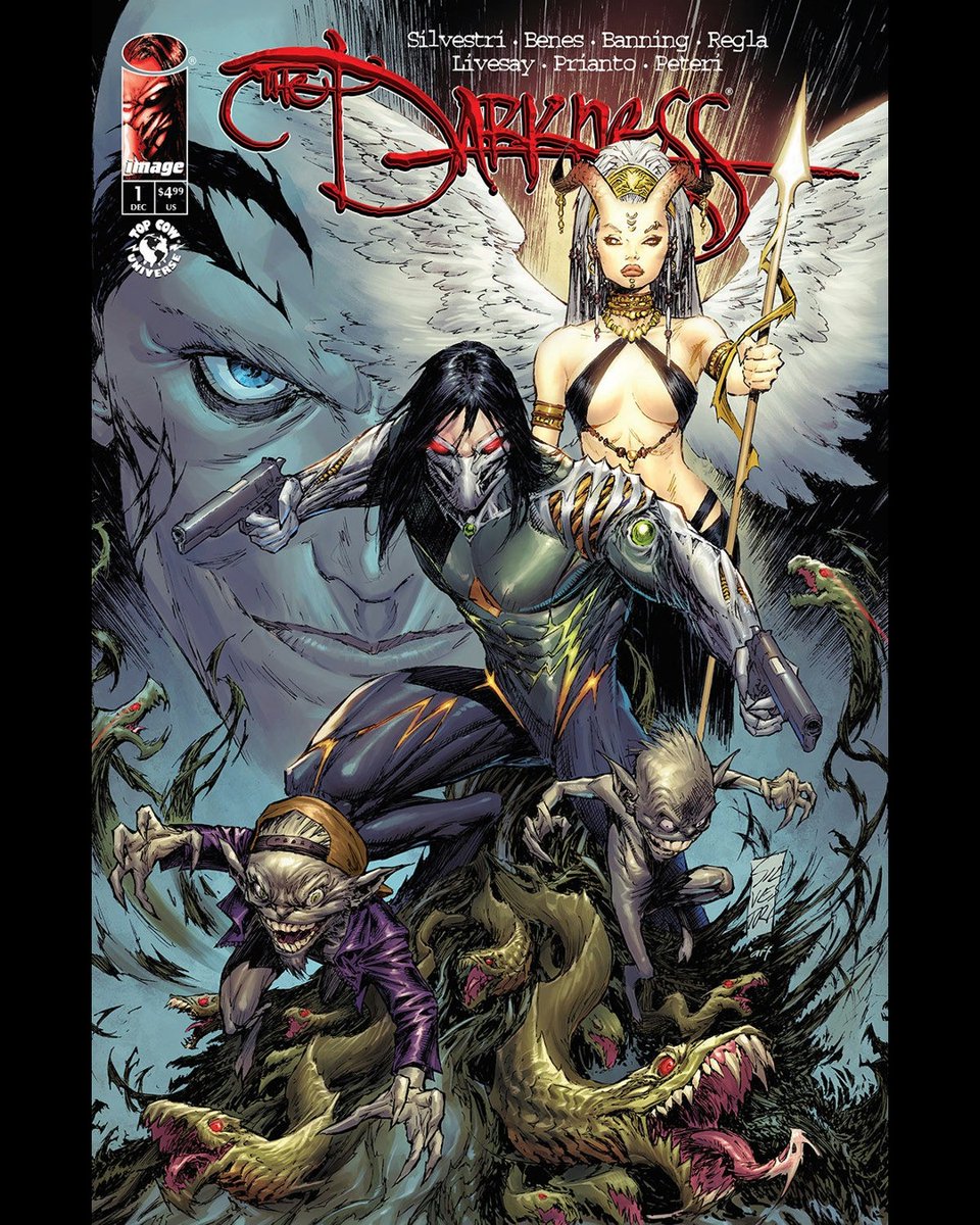 TopCow's tweet image. The Darkness is back 🖤

1–4 are in stores now

#TheDarkness #TopCow #ImageComics #Comics