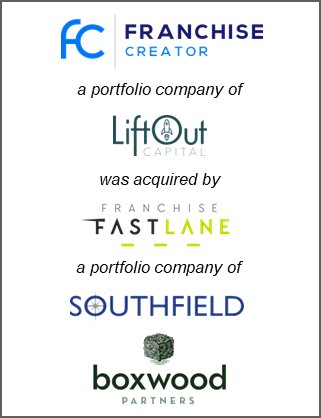 BoxwoodPartners's tweet photo. Boxwood Partners is pleased to announce that it has advised Franchise Creator, a portfolio company of Liftout Capital, on its sale to Franchise FastLane, a portfolio company of Southfield Capital. https://t.co/jmPfEuQpXv
#InvestmentBanking #Franchising #PrivateEquity https://t.co/c36Bb4Z2ld