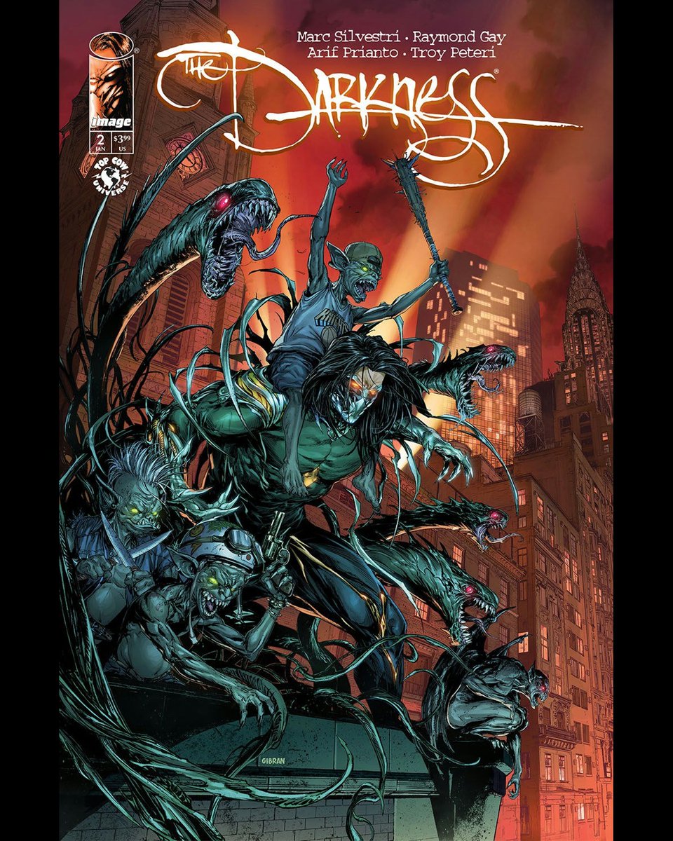 TopCow's tweet image. The Darkness is back 🖤

1–4 are in stores now

#TheDarkness #TopCow #ImageComics #Comics