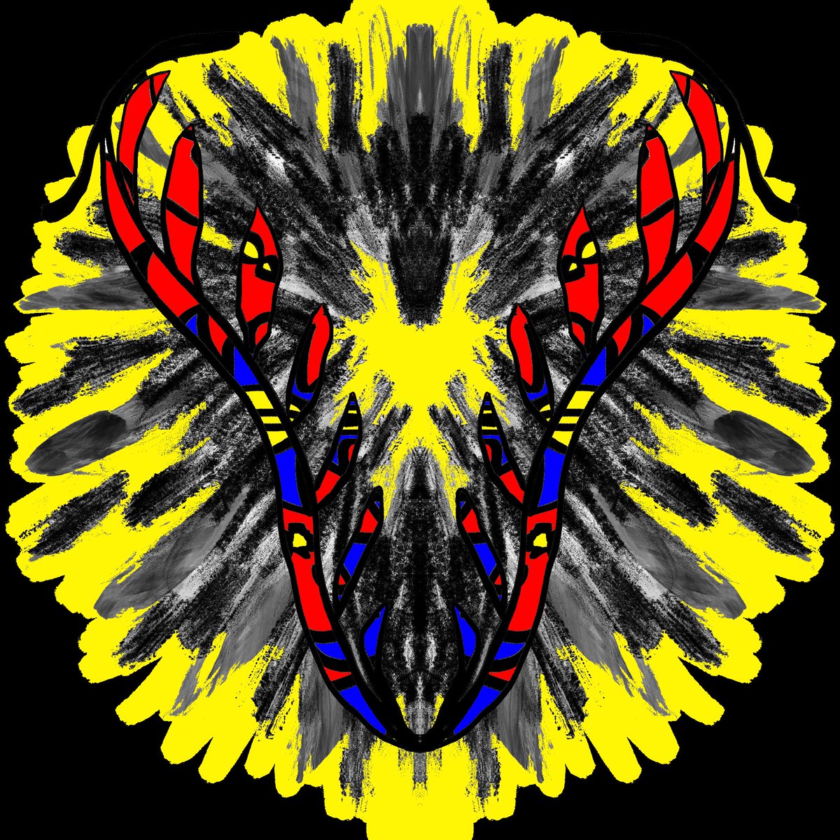 Goddess Fertility talisman holds space for the entire human race. #digitalart #NFTs #Crypto #abstractart #art