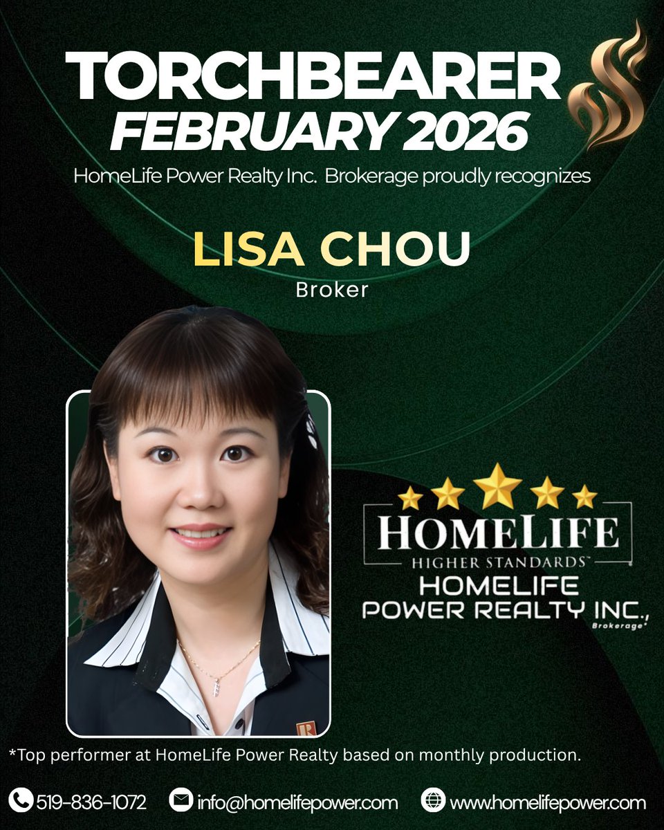 HomeLifePower's tweet photo. Torchbearer February 2026 🔥

Recognizing Lisa Chou for her outstanding performance and consistent results. A true example of dedication, professionalism, and excellence in action.

Powered to Win 💼✨ https://t.co/Lcr4NjeCSC