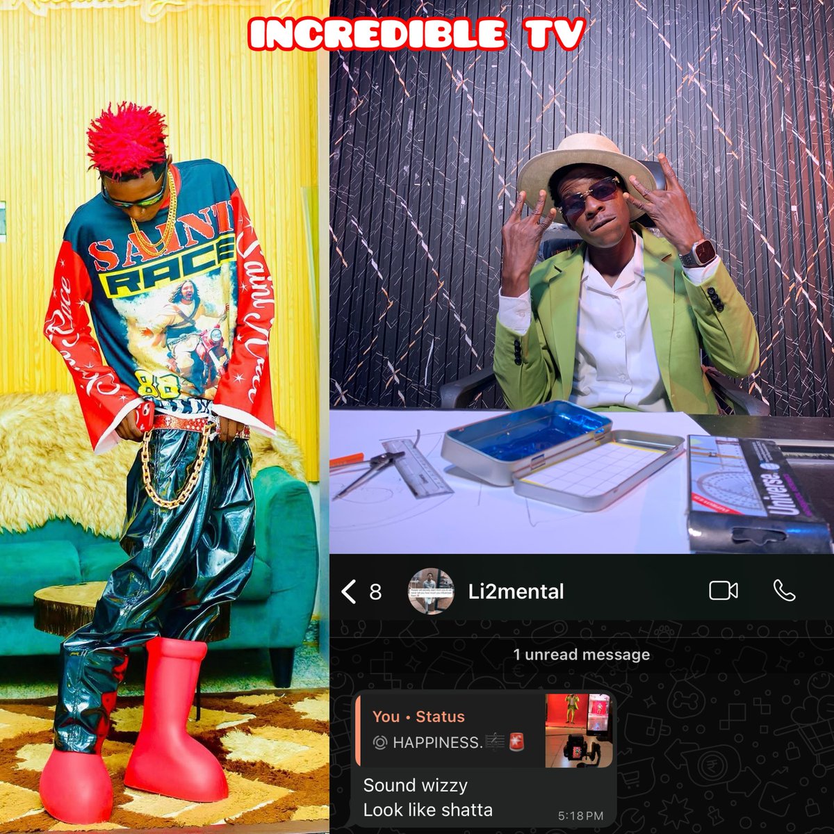 One of the most fashionable and creative artists in Kwara State co-signs Alexanda McQueen Records soon-to-be-signed artist, Drizzy Chrome.