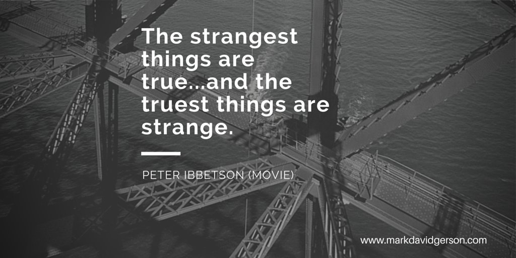 AnneBrookeBooks's tweet image. "The strangest things are true + the truest things are strange." #movie-  #imagination