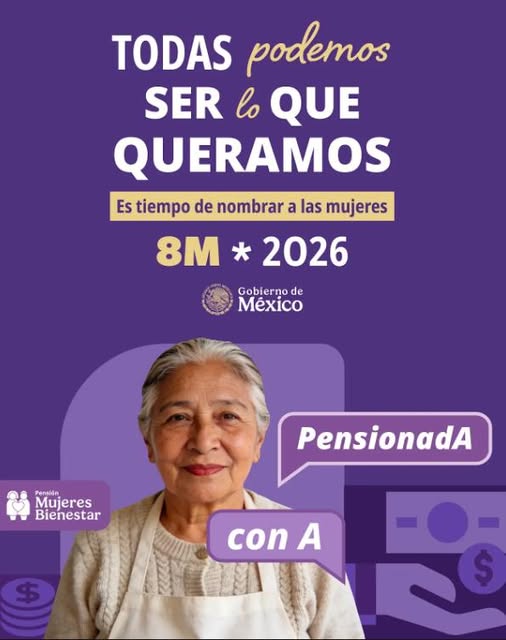 Issste_Campeche's tweet image. 💜 🟣 PensionadA #ConA: es quien, tras años de trabajo, hoy disfruta con dignidad el fruto de su esfuerzo; quien construyó su camino con constancia, cuidó de su familia y aportó al desarrollo del país; quien sigue siendo ejemplo de experiencia, fortaleza y autonomía.
#8M2026