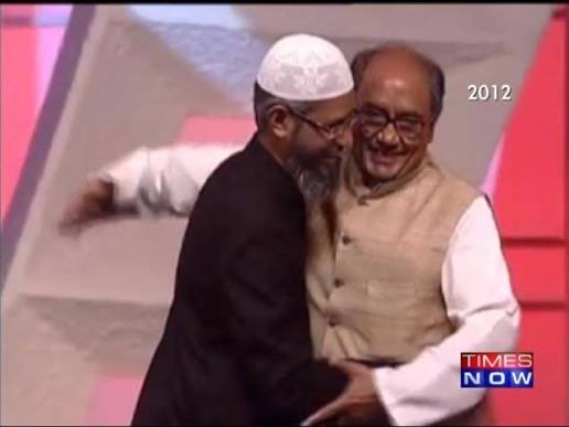 Who remembers this infamous hug? 

Same Digvijay Singh got Sadhvi Pragya &amp; Lt Col Purohit tortured in jail