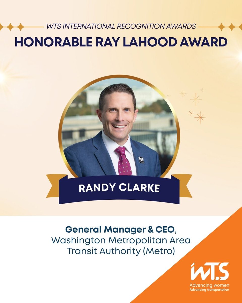🎉We're honored to recognize this year’s Honorable Ray LaHood Award ...