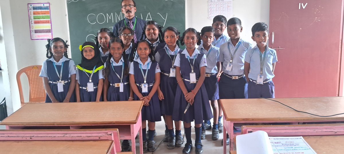 kantesh16's tweet photo. COMMUWAY is with a group of Primary-level learners on Communication Skill development at a Chennai-based school.

#SpokenEnglish
#CommunicationSkill
#TrainingCamp https://t.co/a6NKlT16E2