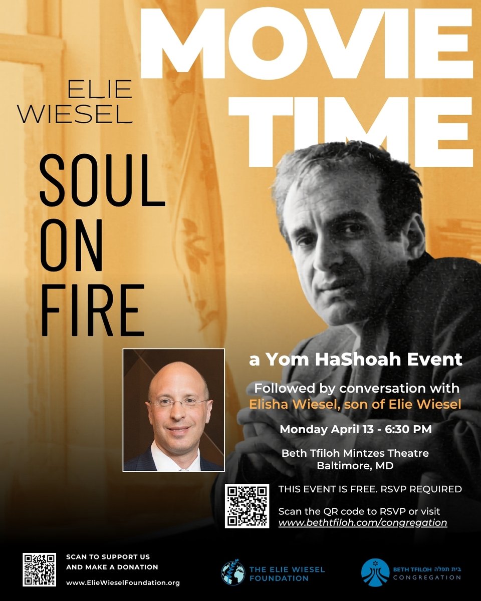 ElieWieselFoundation tweet media