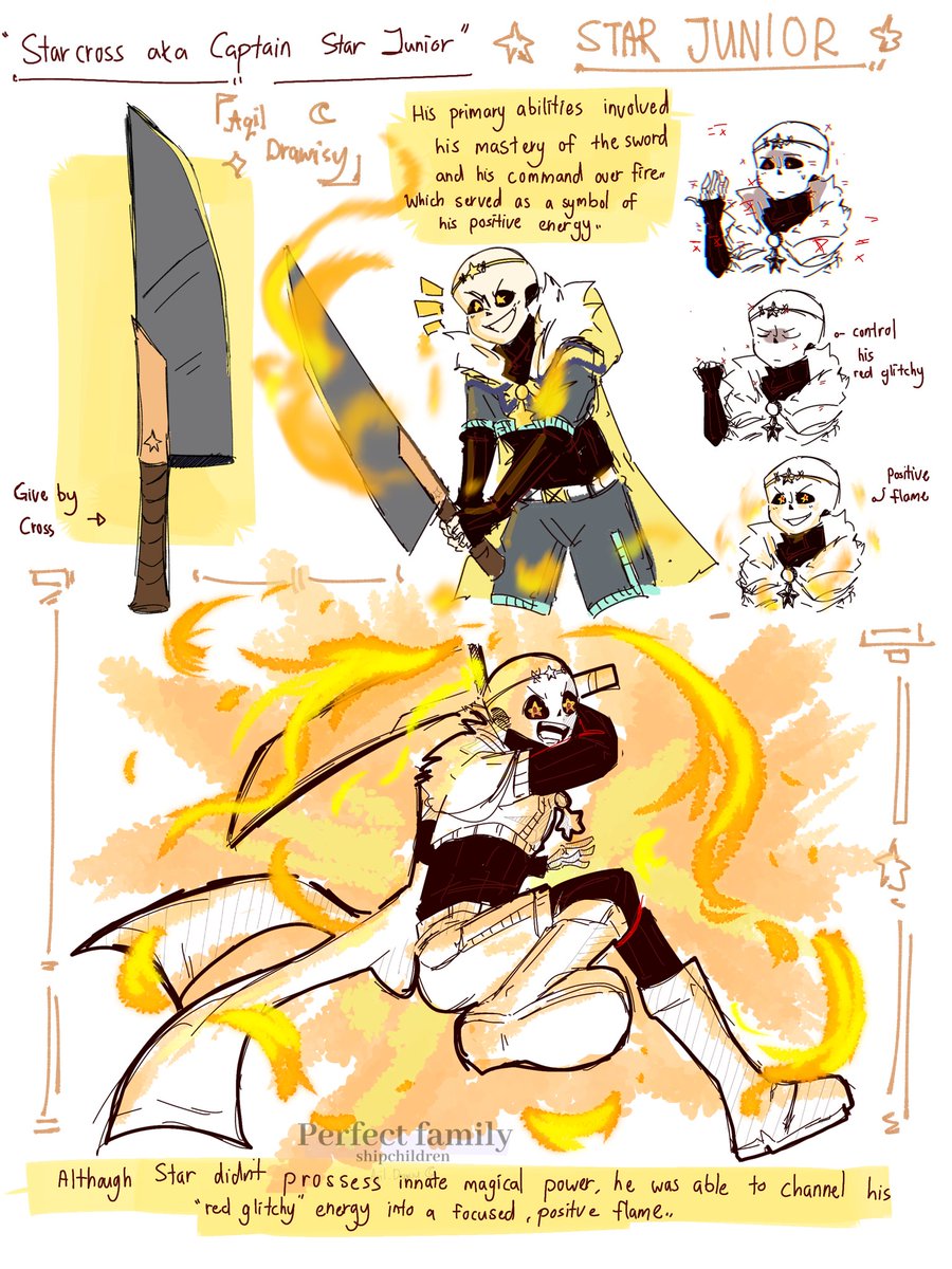 milo_cally's tweet image. ☆ • Starcross Sans ability 

#Perfect_familynk #Starcrosssans