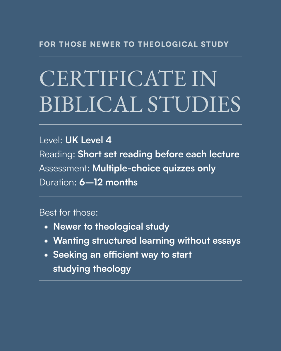 Westminster Seminary UK tweet media