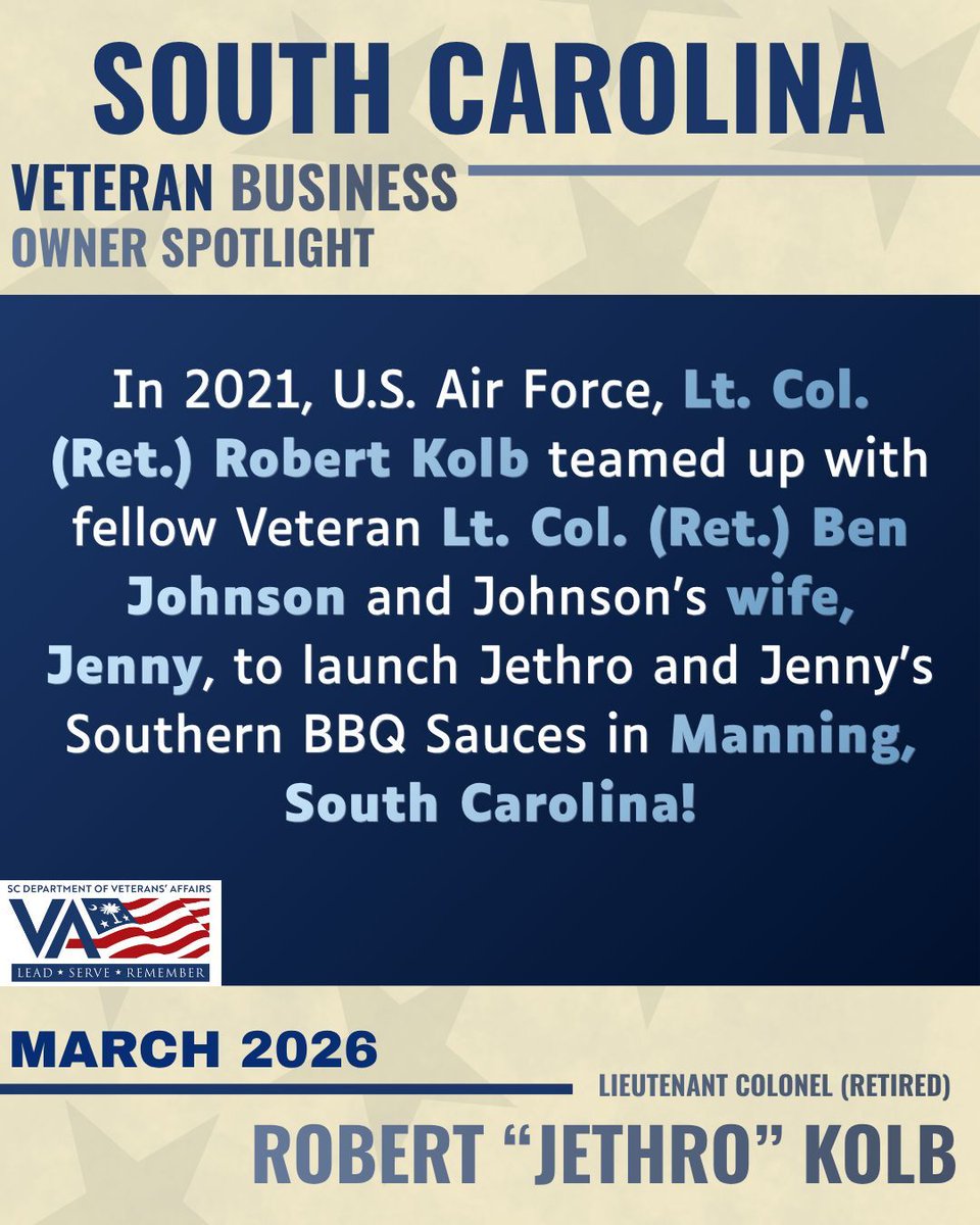 South Carolina Department of Veterans' Affairs tweet media