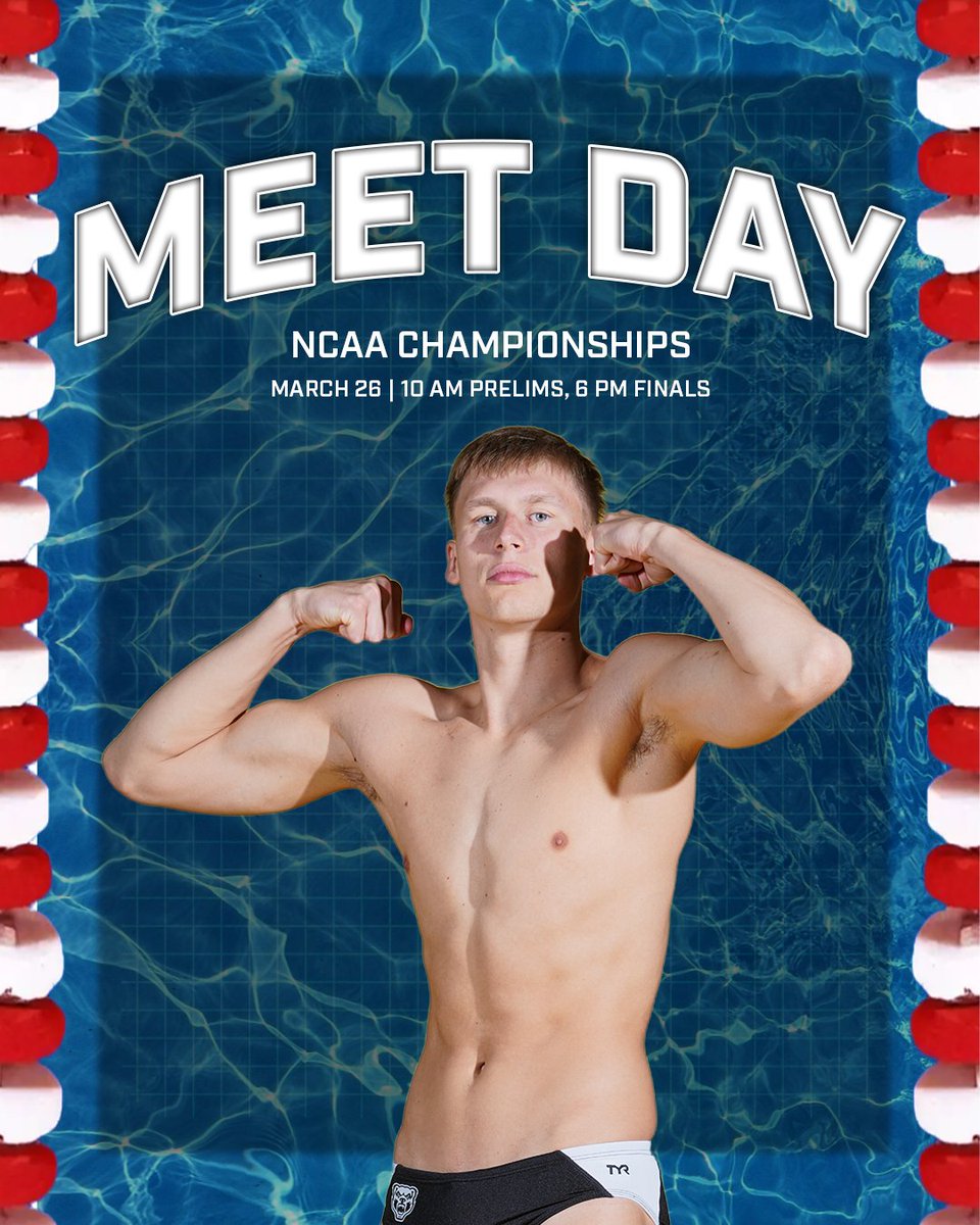 OAK_Swim_Dive's tweet photo. All eyes on Chris
๐ NCAA Championships
โฐ 10 AM Prelims | 6 PM Finals
๐ McAuley Aquatic Center
๐ Atlanta, GA
๐บ ESPN+
#UnleashTheGrizz | #OUPRIDE | #NCAA https://t.co/vx8GfTKwfK