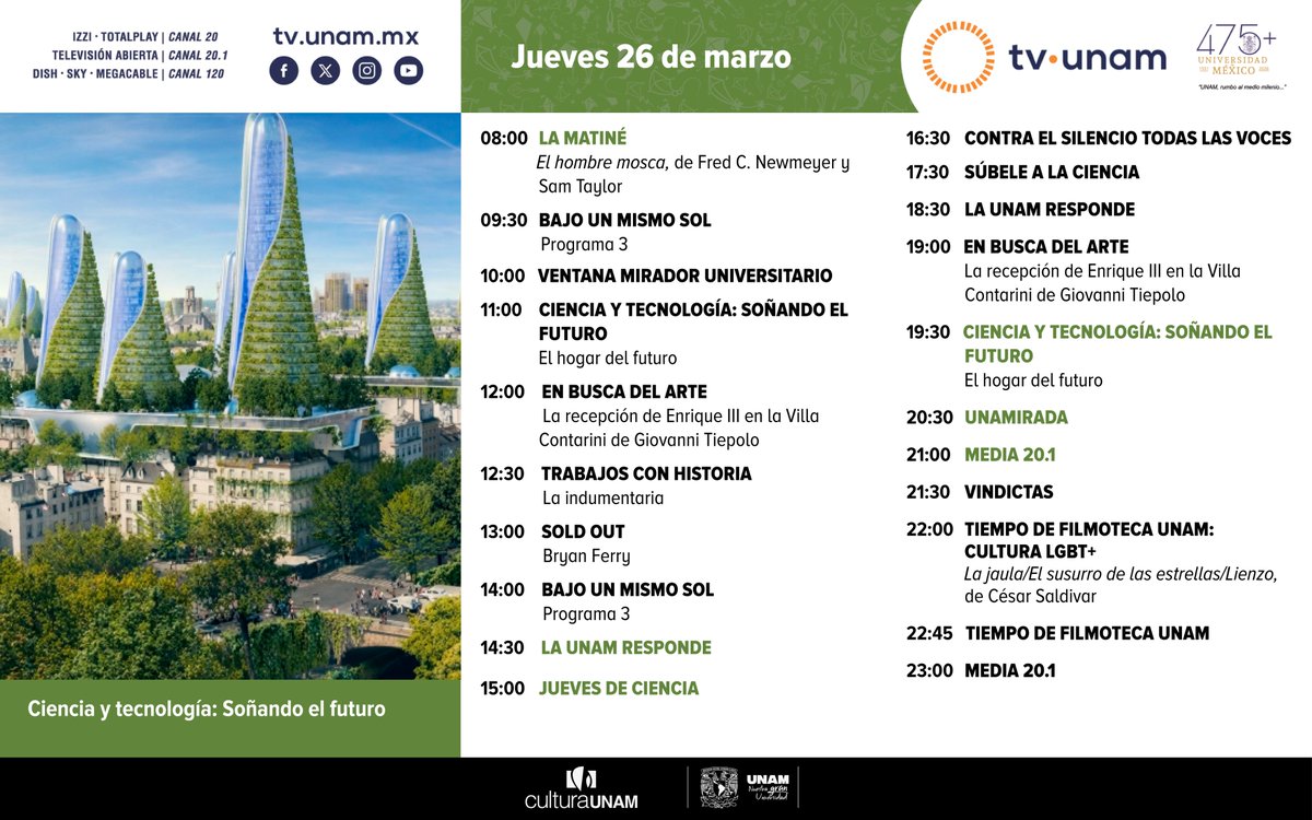 TV UNAM tweet media
