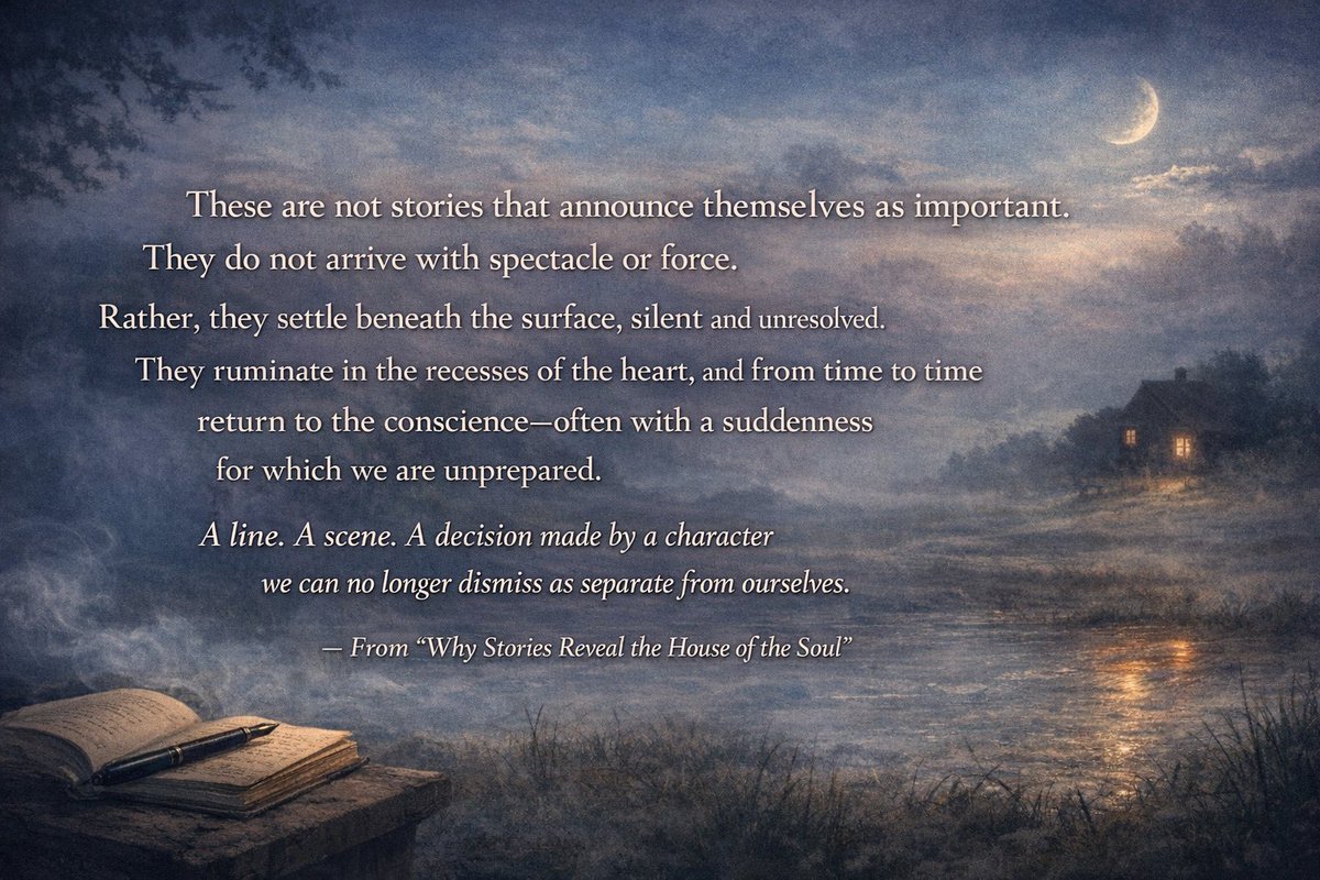 wm_smitty's tweet photo. My Wednesday Reflection, "Why Stories Reveal the House of the Soul", will be published tomorrow. Quick preview... https://t.co/gLwDyUdy1S
