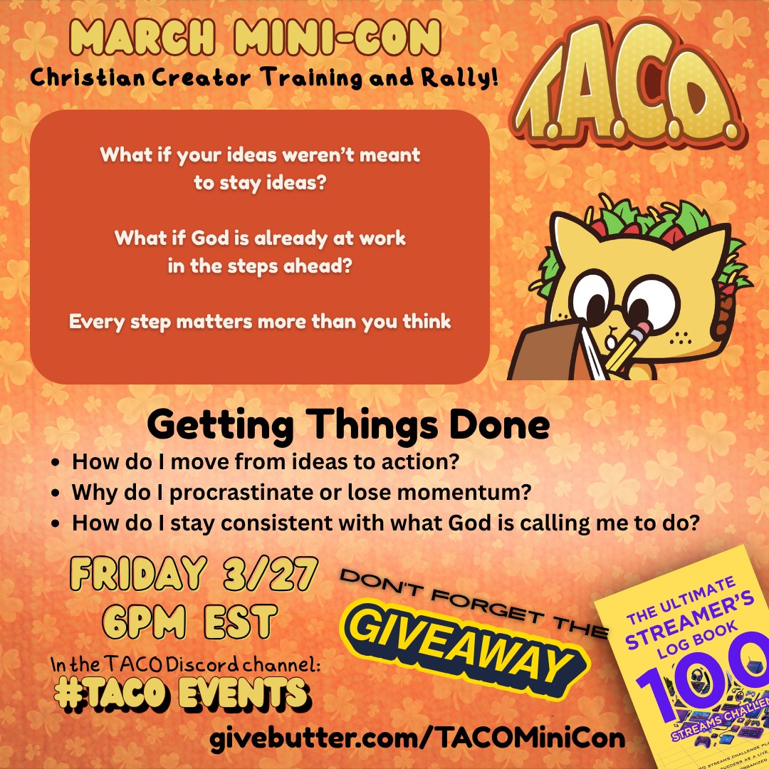 The_TACOnetwork's tweet photo. Come join us on Friday in the discord! https://t.co/aRZeQsCStO