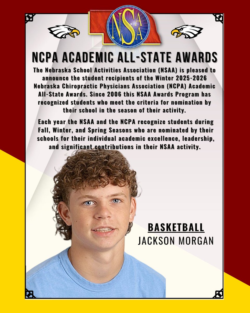 ArloEaglesSport's tweet photo. Congratulations to our Winter Academic All-State Award Winners! #GOEagles https://t.co/5R307nPASE