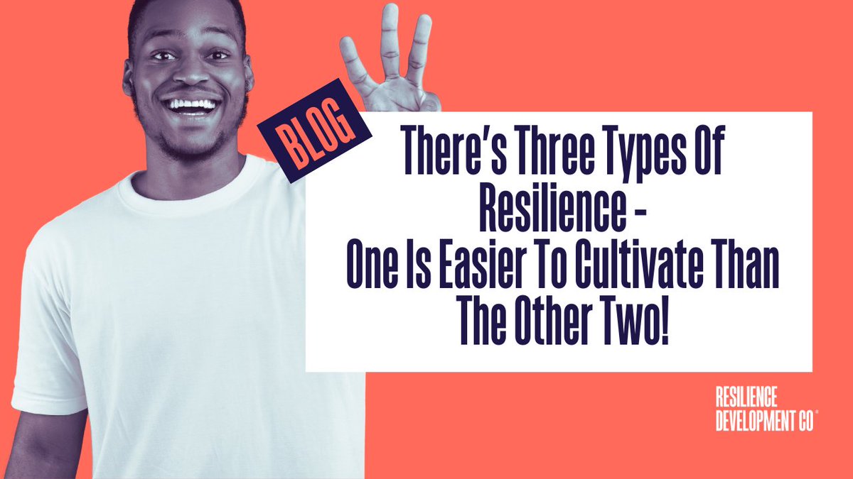 ResilienceDevCo's tweet image. Did you know there are three types of resilience, and one is easier to cultivate than the other two?
#resilience #personaldevelopment #life

rebrand.ly/dfufobt