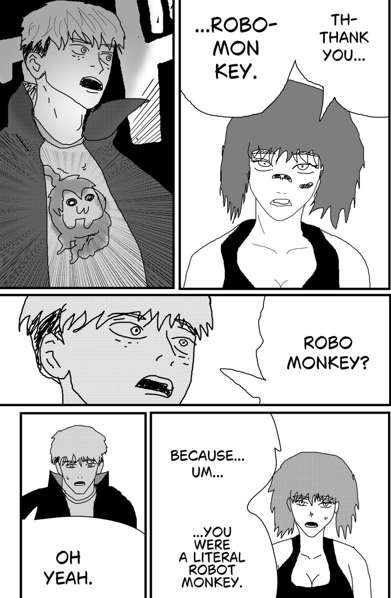 landberry_'s tweet photo. Thank you Fujimoto #chainsawman #robomonkey https://t.co/WBq3GRJhn7