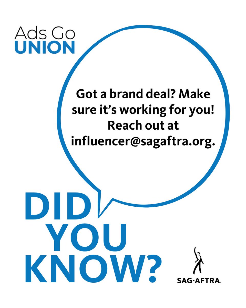 SAG-AFTRA tweet media