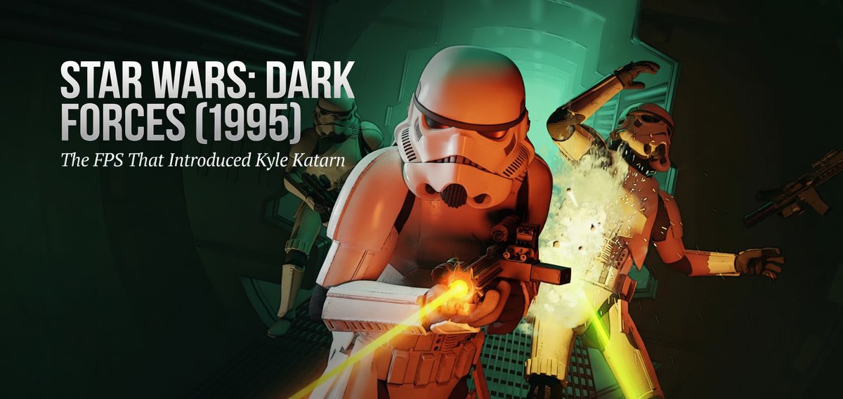 swtorstrategies's tweet image. Before Jedi Outcast and Jedi Academy, there was Dark Forces.

The 1995 shooter that introduced Kyle Katarn, Dark Troopers, and proved Star Wars games could do a lot more than movie retreads.

 swtorstrategies.com/2026/03/star-w…

#StarWars #StarWarsGames #DarkForces #KyleKatarn