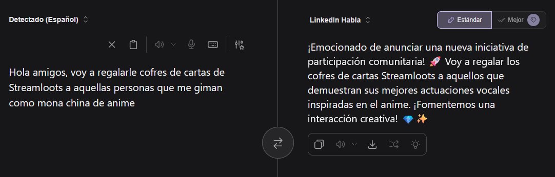 Streamloots ES tweet media