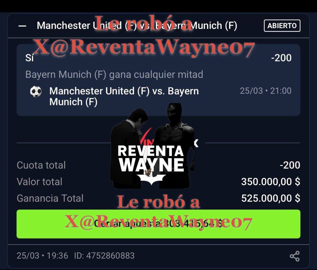 Reventa Wayne | Picks & Tipsters Premium tweet media