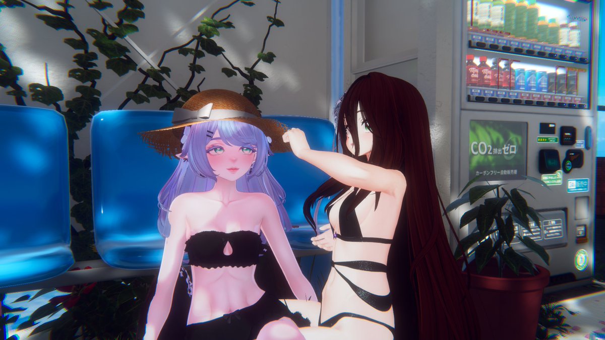 rixtyvrc's tweet photo. Shielding me from the sun hehe ☀️💙

#VRChat https://t.co/DrpHXwHIIM