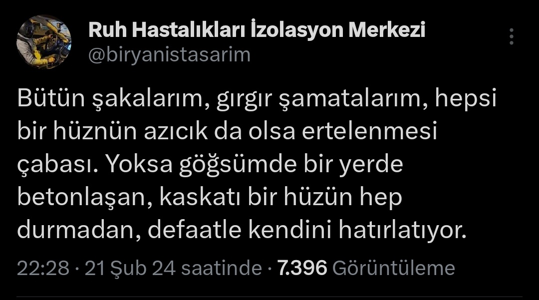 Ruh Hastalıkları İzolasyon Merkezi (@biryanistasarim) on Twitter photo 
