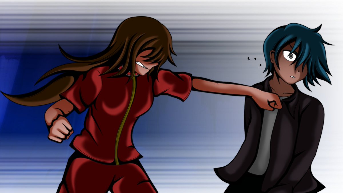 InkwisB's tweet photo. From heartbreak to fistfights. 💔🥊 The relationship in Aker Fern 2 is intense. Which side of their dynamic are you here for? Check out the hug below! ✨ #AkerFern2 #AnimeArt https://t.co/ub5omKVwBU