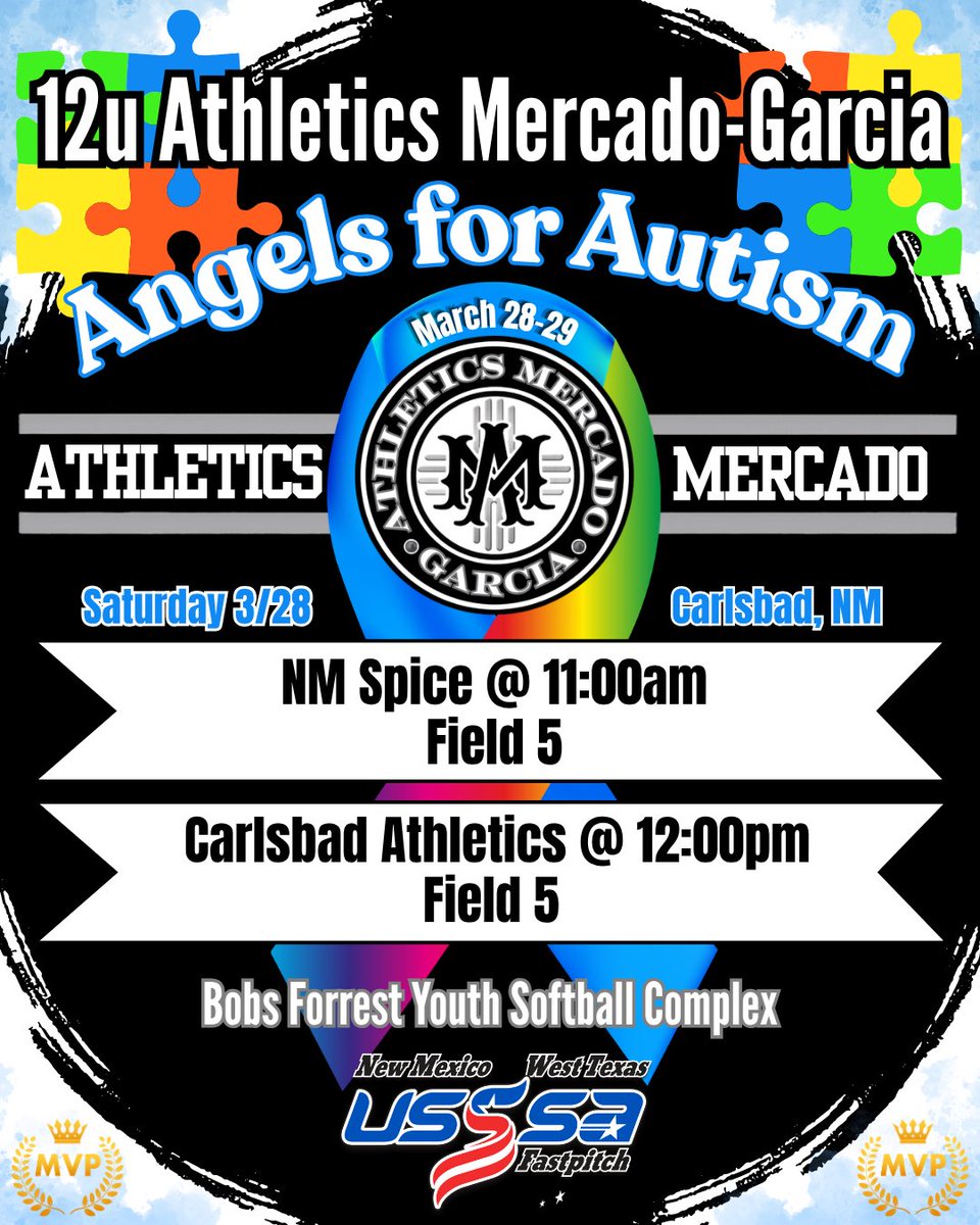 AMGarcia2032's tweet photo. Back on the road this weekend to compete in the 2026 Angels for Autism MVP Event! These girls have been putting in a lot of work and are ready to get back on the field. Safe travels to everyone and good luck to all of our players and coaches! 🖤🩶🤍 https://t.co/HSiaMbQPnc