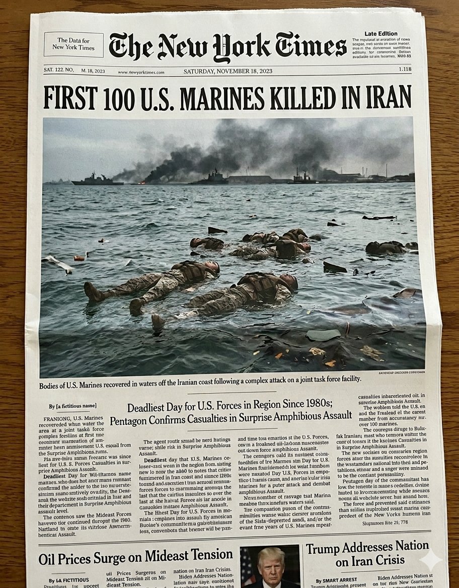 La portada del NyT que desencadenara el juicio político a Donald Trump y la cárcel. Soon.