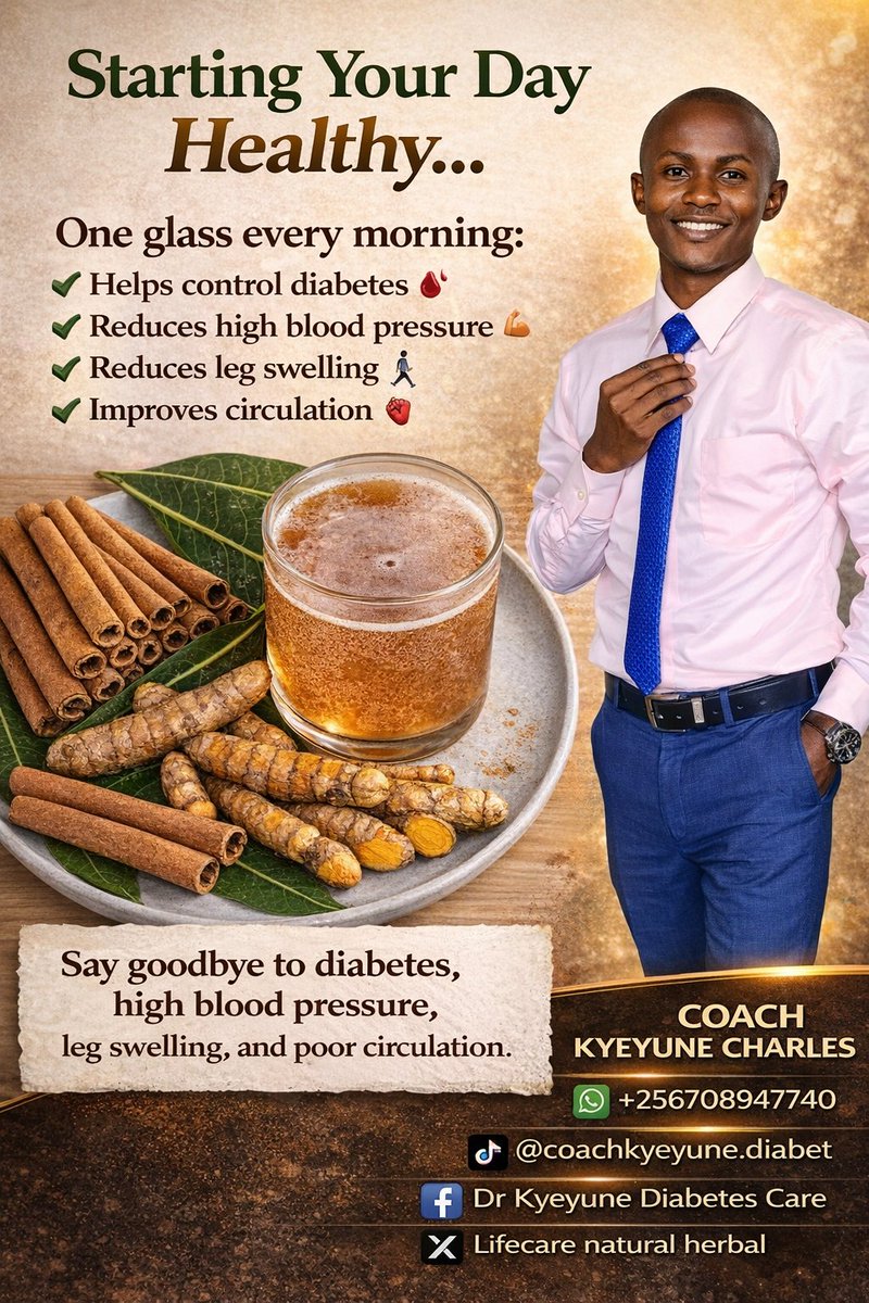CareLife26527's tweet photo. “Tired of diabetes, high blood pressure, and body weakness? ⚠️
You don’t have to suffer anymore!”
Many people try mixing different natural ingredients every day…
❌ But it’s time-consuming
❌ Not consistent
❌ And results are slow
💡 GOOD now is here https://t.co/nQSykopqh5