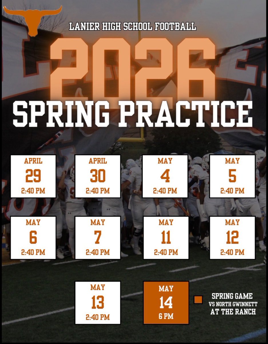 Lanier Football tweet media