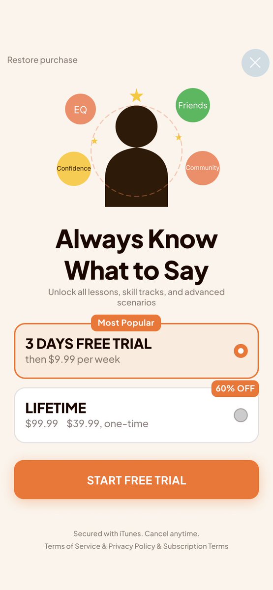 jonchamberlin2's tweet image. Second iteration of the mobile app for social skills
This is the minimum flow of the app's primary action, plus some paywalls
#MobileApp