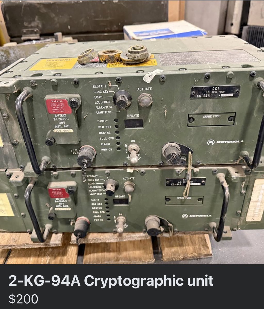 Me: ok no more weird obsolete equipment project purchases 

Also me: need this