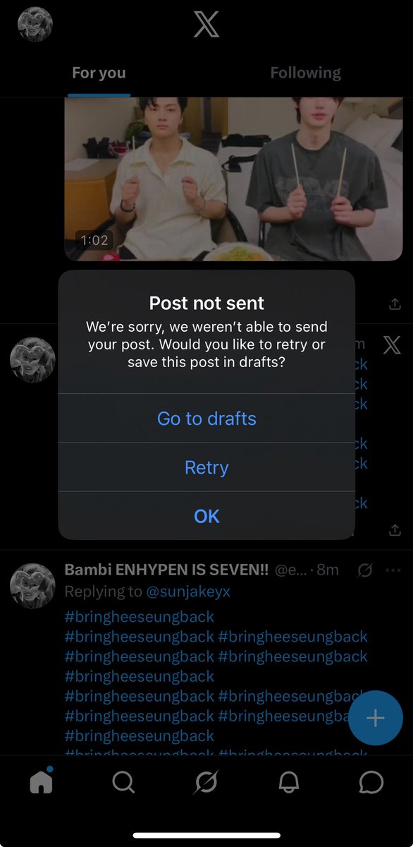 engeneyyyyyy's tweet photo. Guys, does anyone know why is this keep showing up everytime I try to drop tags for Heeseung  #bringheeseungback #BOYCOTT_HYBE_and_BELİFT #kpop #enhypen #heeseung #HEESEUNG_Belongs_With_ENHYPEN https://t.co/1Hio0PTgUo