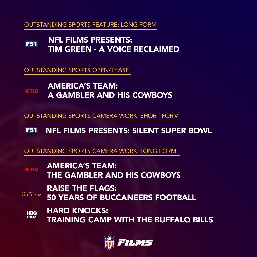 NFL Films tweet media