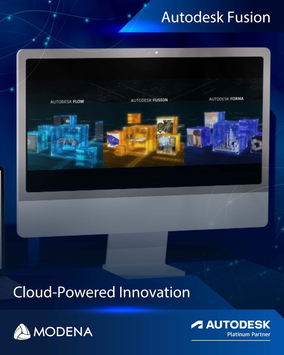 Cloud-powered collaboration connecting workflows.

<a href="/autodesk/">Autodesk</a> Fusion is the cloud-based platform that brings together design, engineering and manufacturing.

Connect your workflow:
modena.co.za/autodesk-fusio…
 
#Fusion
#Manufacturing