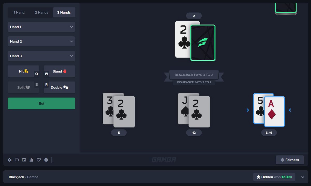 Who's excited to play up to 3 hands of Gamba Originals Blackjack at the same time 👀

Coming soon! ⏱️