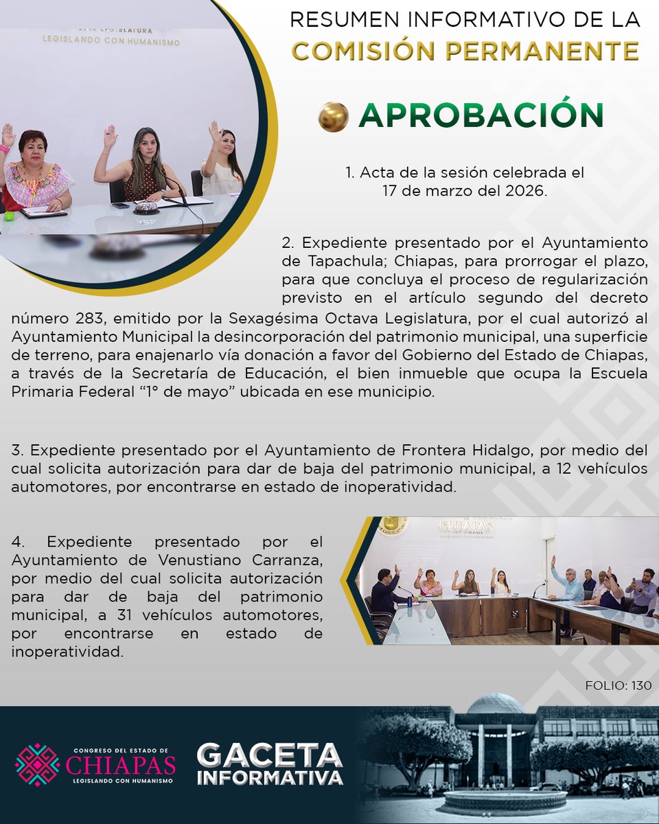 Honorable Congreso del Estado de Chiapas tweet media